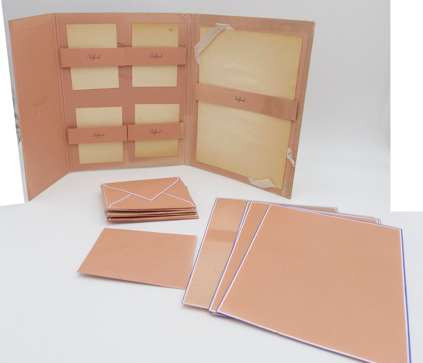 um 1900 Original Wien Wilhelm Büttel Frankfurt am Main Briefpapier Mappe - Antikhandel-Stuttgart