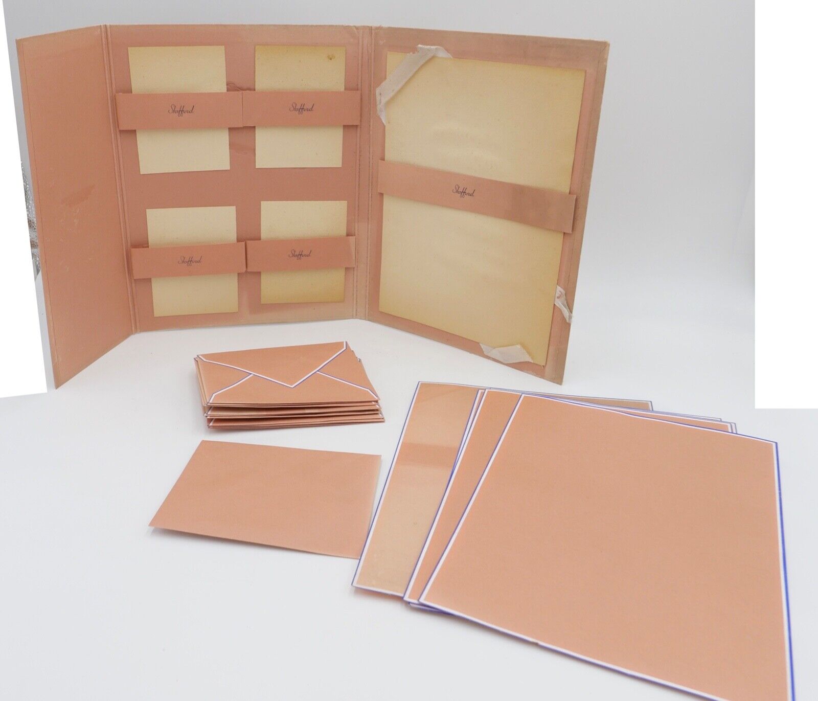 um 1900 Original Wien Wilhelm Büttel Frankfurt am Main Briefpapier Mappe - Antikhandel-Stuttgart