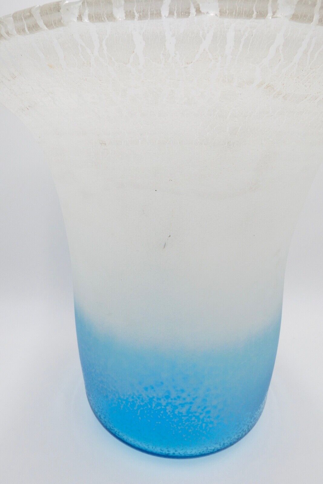 1980er Jahre ALFREDO BARBINI XL 7 Kg Vase Bodenvase signiert Murano Glas - Antikhandel-Stuttgart