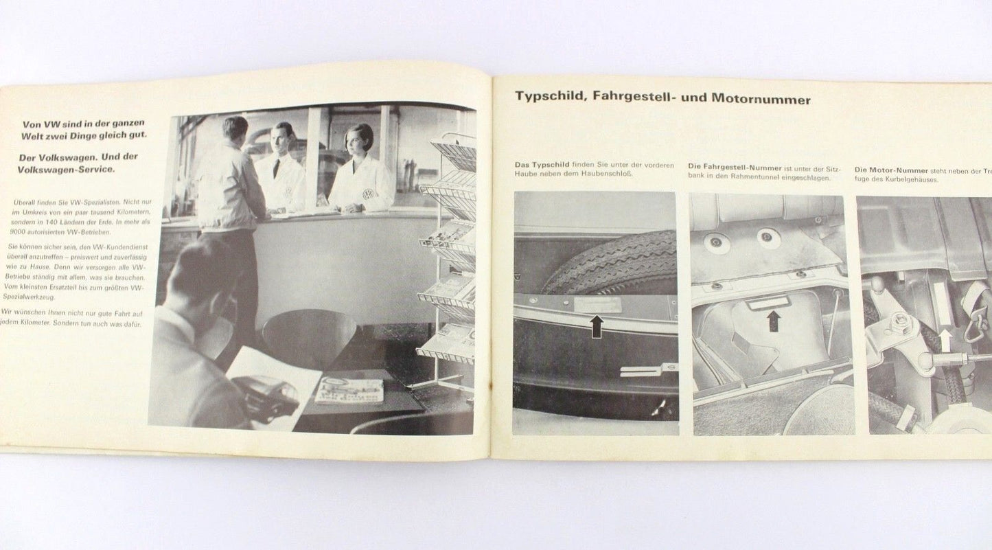 VW 1600 BETRIEBSANLEITUNG Ausgabe August 1971 Typ 3 Handbuch Volkswagen - Antikhandel-Stuttgart