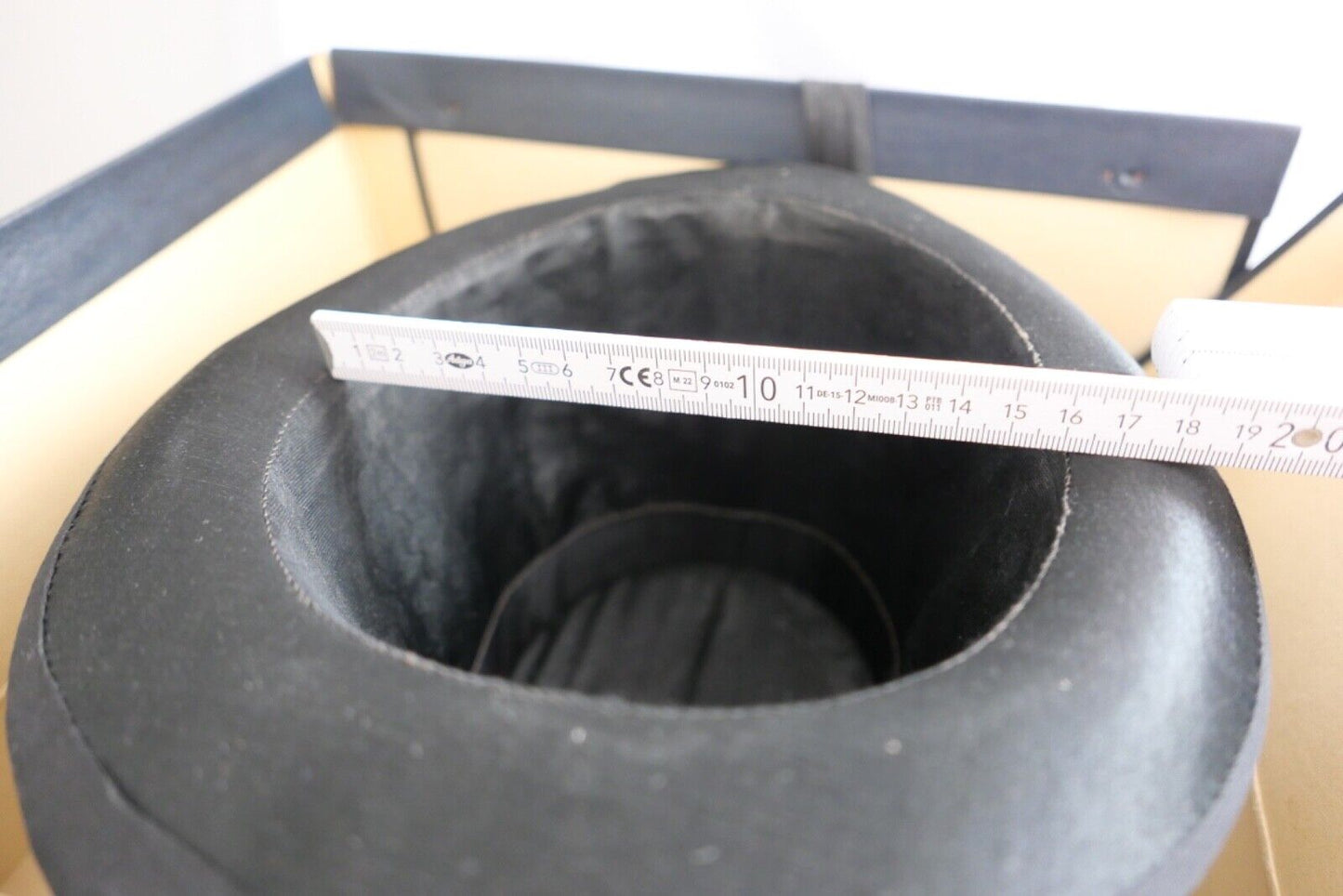Falt Zylinder Chapeau Claque mit Hutschachtel Beste Marke D.R.P.233295 NEUwertig - Antikhandel-Stuttgart