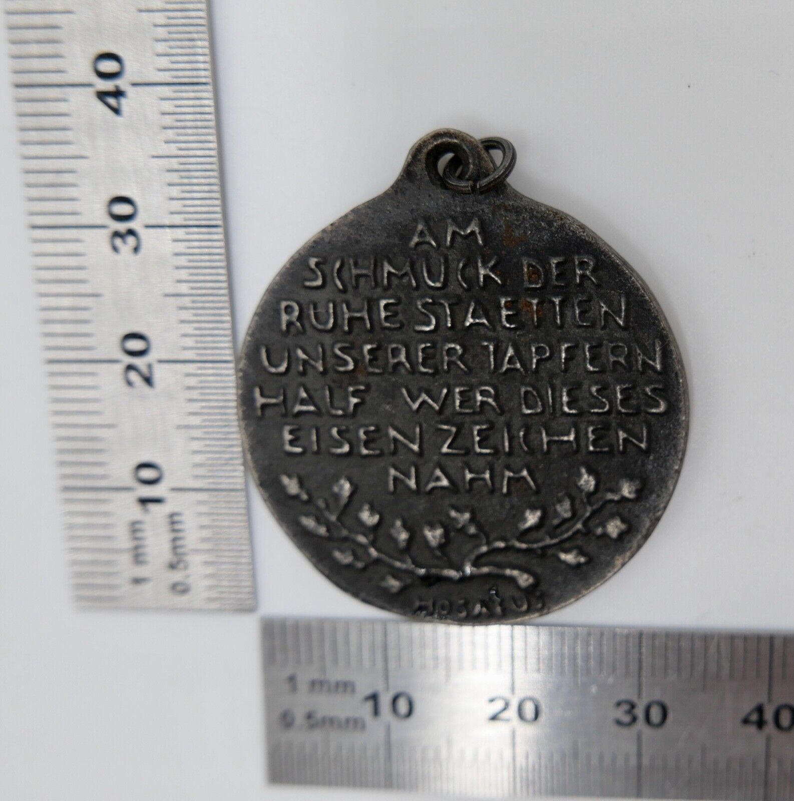 Medaille " Ich hatte einen Kameraden " 1.WK 1914/1918 Gußmedaille Trauermedaille - Antikhandel-Stuttgart