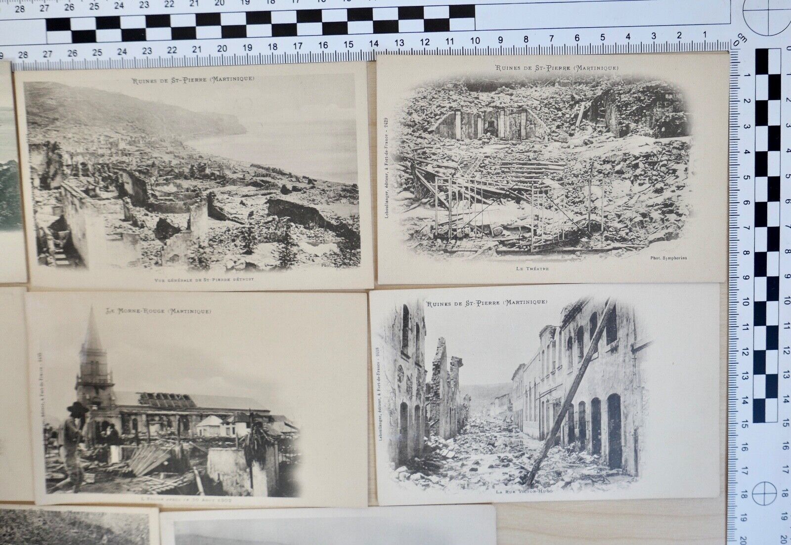 antike Ansichtskarten Postkarten " Ruines de Saint Pierre Martinique " - Antikhandel-Stuttgart