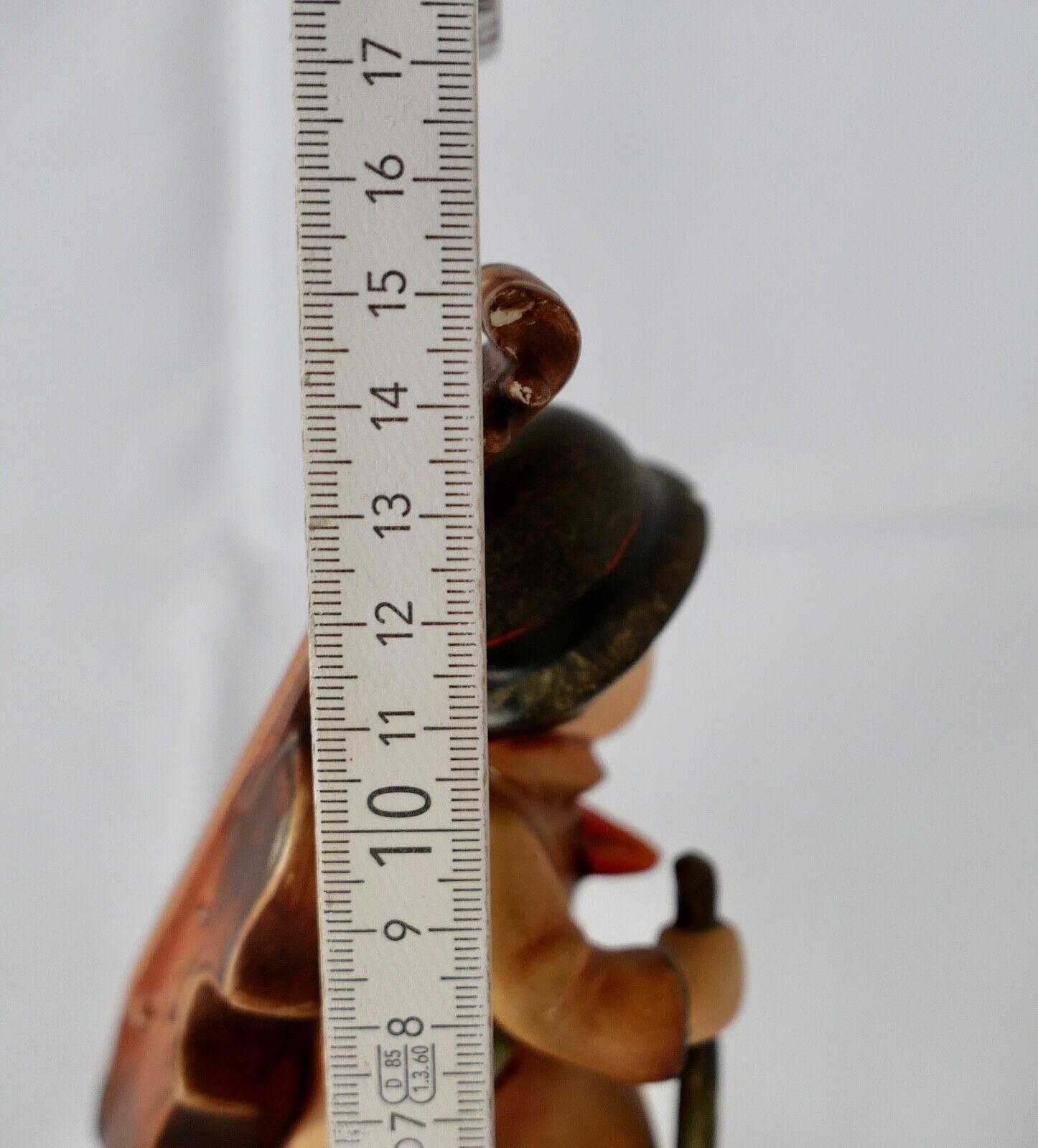 Orig Hummel Figur " Der Heimkehrer " Goebel 15,5 cm Porzellan 89/1 Baßgeiger - Antikhandel-Stuttgart