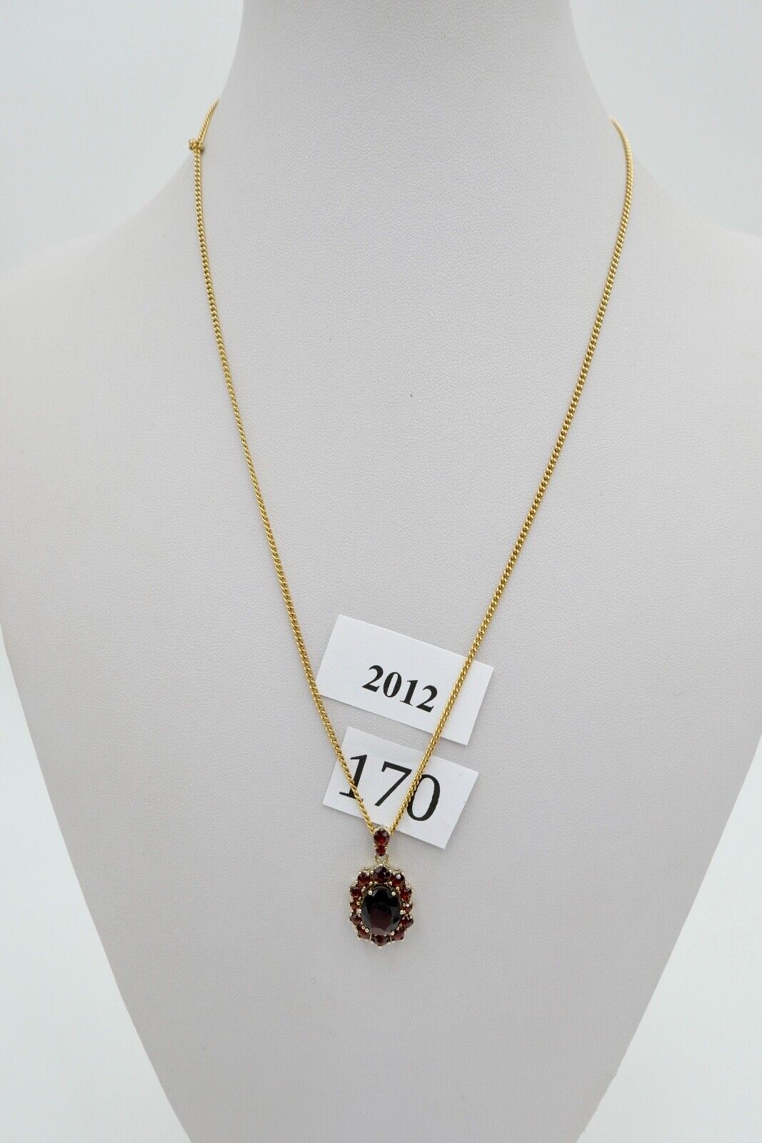 1980er Jahre Anhänger Böhmen Grant Gold 585 14K - Antikhandel-Stuttgart