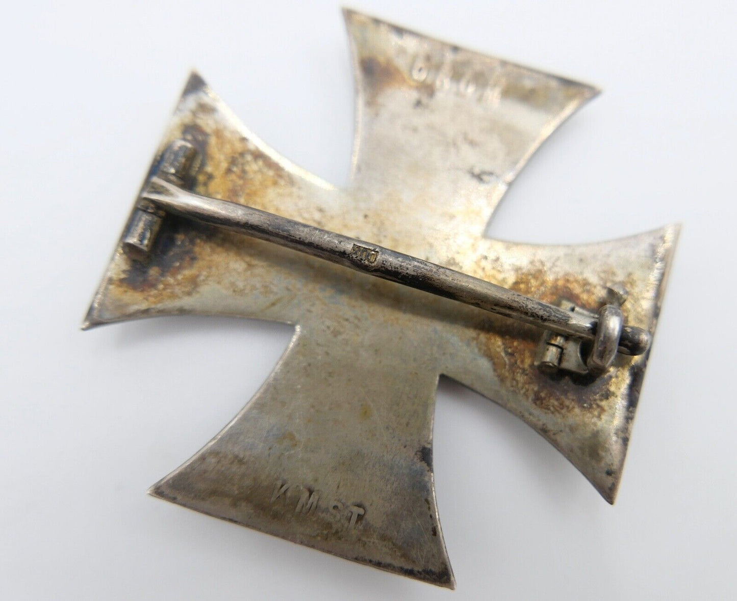 Selten Eisernes Kreuz EK1 1914 Deutsches Reich 1. WK Silber 800 KMST DRGM - Antikhandel-Stuttgart