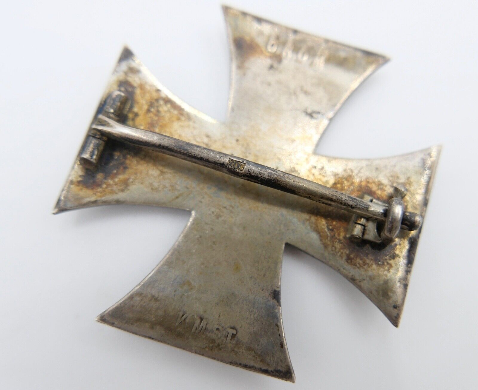 Selten Eisernes Kreuz EK1 1914 Deutsches Reich 1. WK Silber 800 KMST DRGM - Antikhandel-Stuttgart