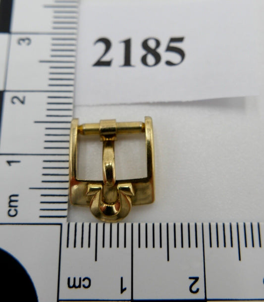 ORIGINAL alte OMEGA Dornschließe VERGOLDET PLAQUE Armbanduhr 10mm CLASP BUCKLE - Antikhandel-Stuttgart