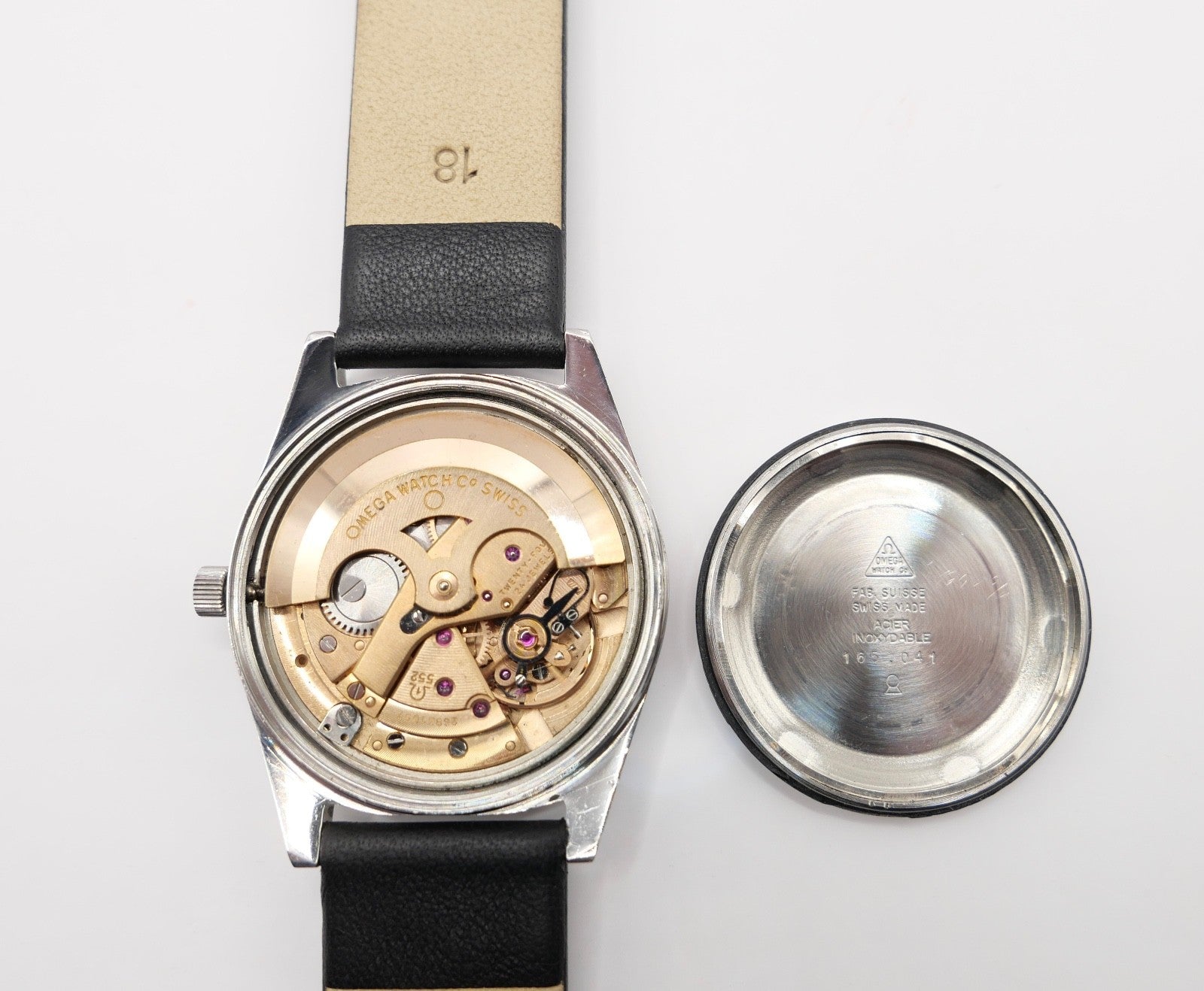 1950er Omega Geneve Cal. 552 Herren Armbanduhr Automatik Ref. 165.041