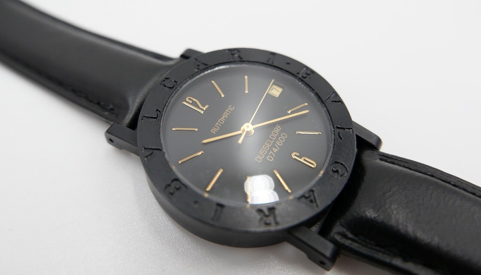 1994 BVLGARI BULGARI DÜSSELDORF CARBON Schwarz Gold LIMITIERTE AUFLAGE 074/ 600 - Antikhandel-Stuttgart