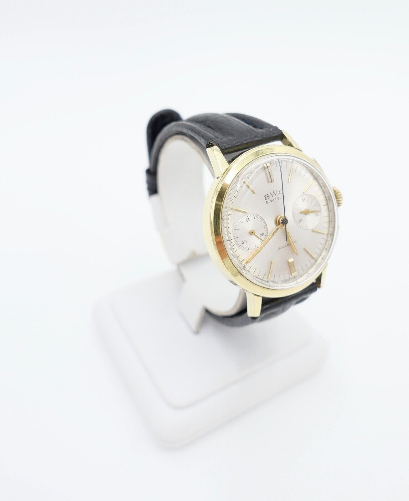 BWC SWISS Chronograph Cal. Landeron 248 Herren Armbanduhr Handaufzug Ø 35mm - Antikhandel-Stuttgart