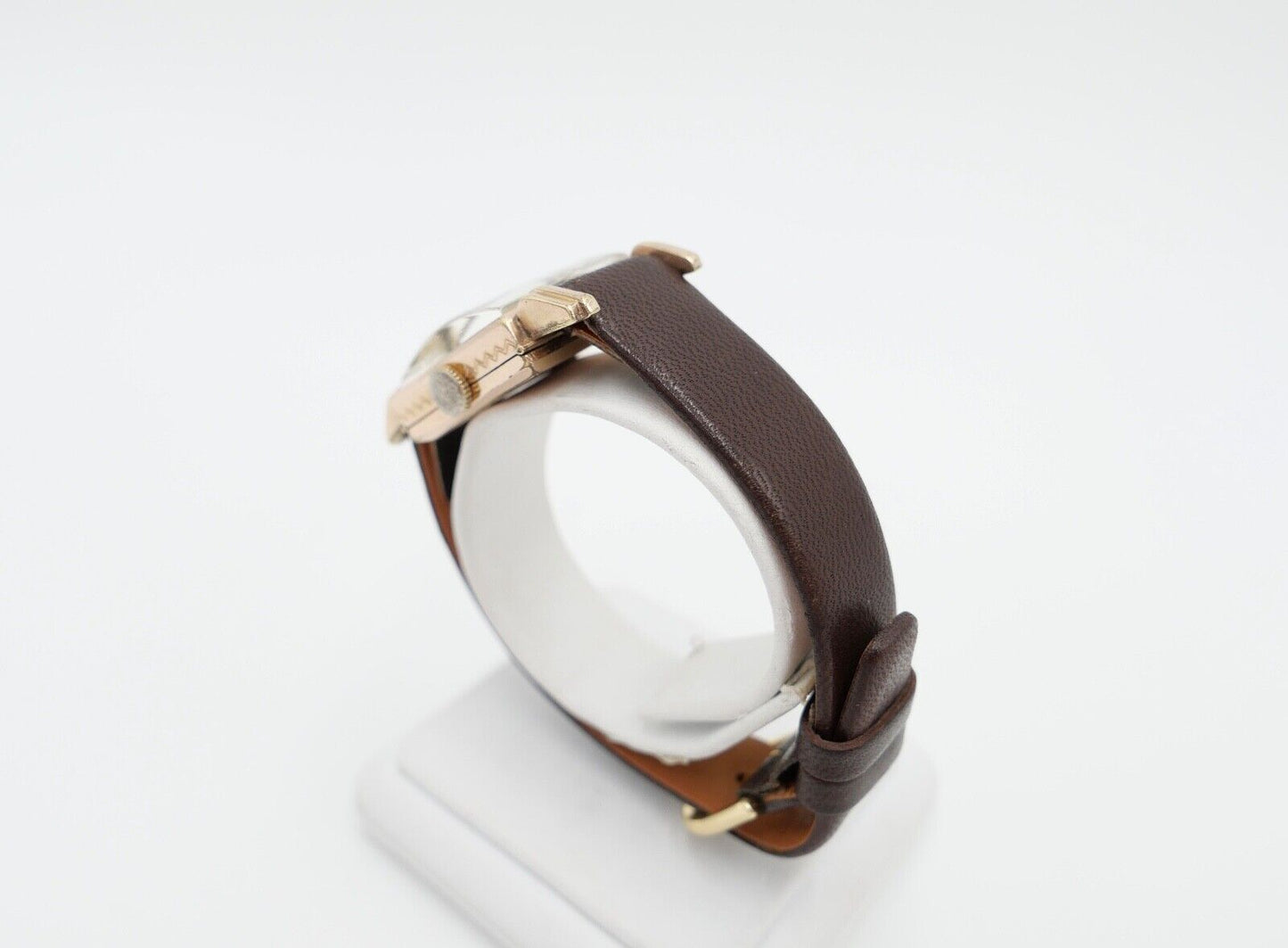 vintage 30er Jahre / sehr seltene LACO Carree Herrenuhr Cal. 526 vergoldet - Antikhandel-Stuttgart