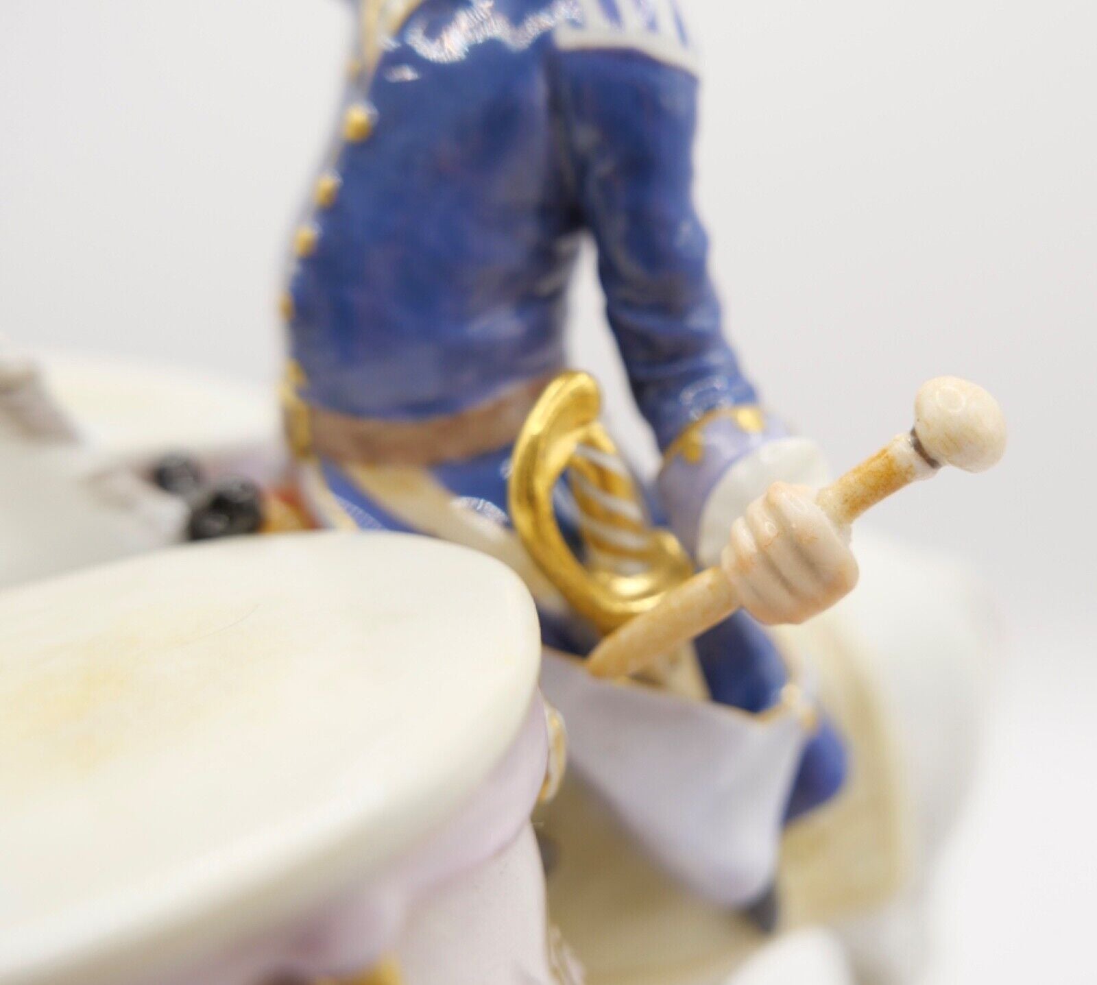 Meissen Figurengruppe 1. Wahl Paukenschläger Trommler zu Pferde Kändler 69555 - Antikhandel-Stuttgart