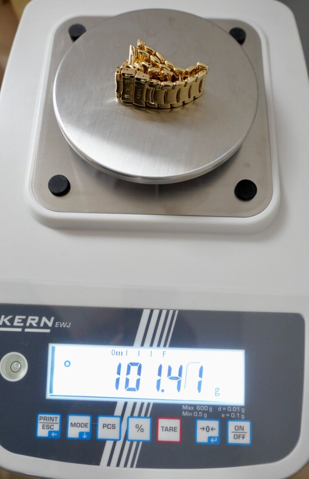 EBEL 1911 Uhrenarmband 887902 Faltschließe 750 18K Gold 101,4 Gramm - Antikhandel-Stuttgart