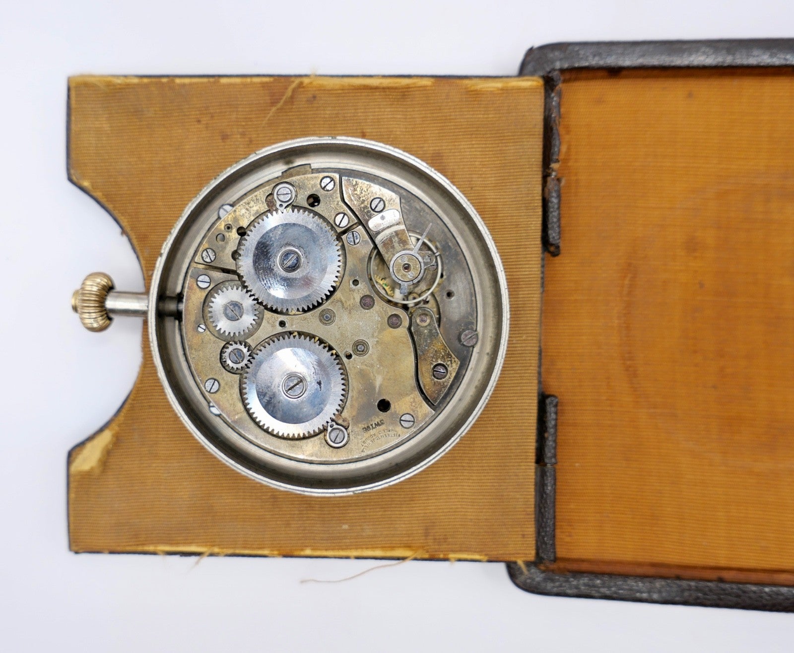 Art Deco 1940er Jahre  Reisewecker Wecker 8 Tage Swiss 8 Days