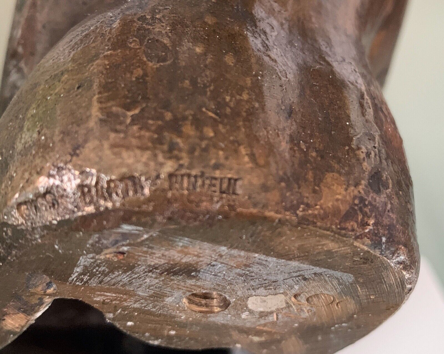 Bronze Figur Skulptur " Guss Barth Rinteln RN Dr. Roland Niedner 13x12 cm - Antikhandel-Stuttgart