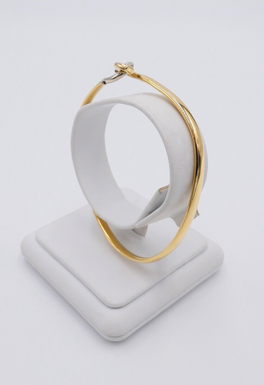 Armspange Armreif 750 18K Gelb Weiß Gold " Hook Bracelet Cartier " 1978 - 1979 - Antikhandel-Stuttgart