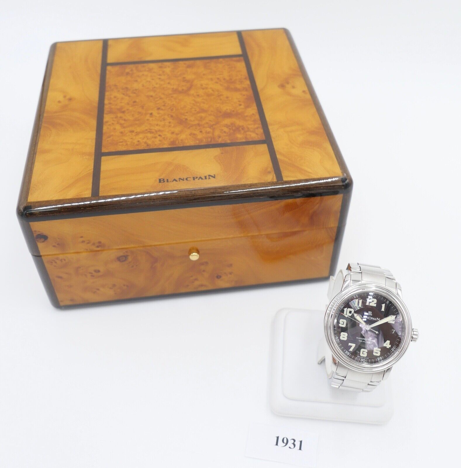 Blancpain 2100-1130M Ultra Slim Léman 2002-2004 Cal. 11.51 inkl. Box & Papiere - Antikhandel-Stuttgart