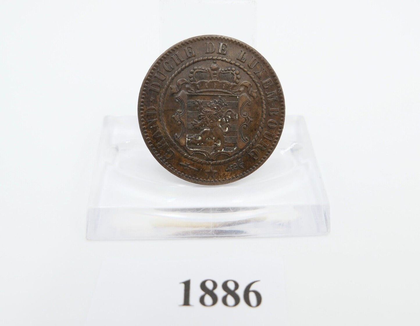 10 Centimes 1870 Luxemburg Guillaume III. 1849-1890 fast Stempelglanz - Antikhandel-Stuttgart