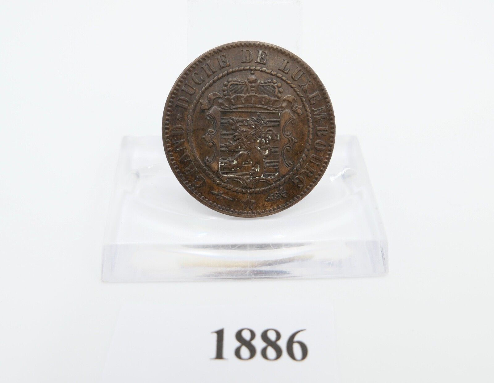 10 Centimes 1870 Luxemburg Guillaume III. 1849-1890 fast Stempelglanz - Antikhandel-Stuttgart