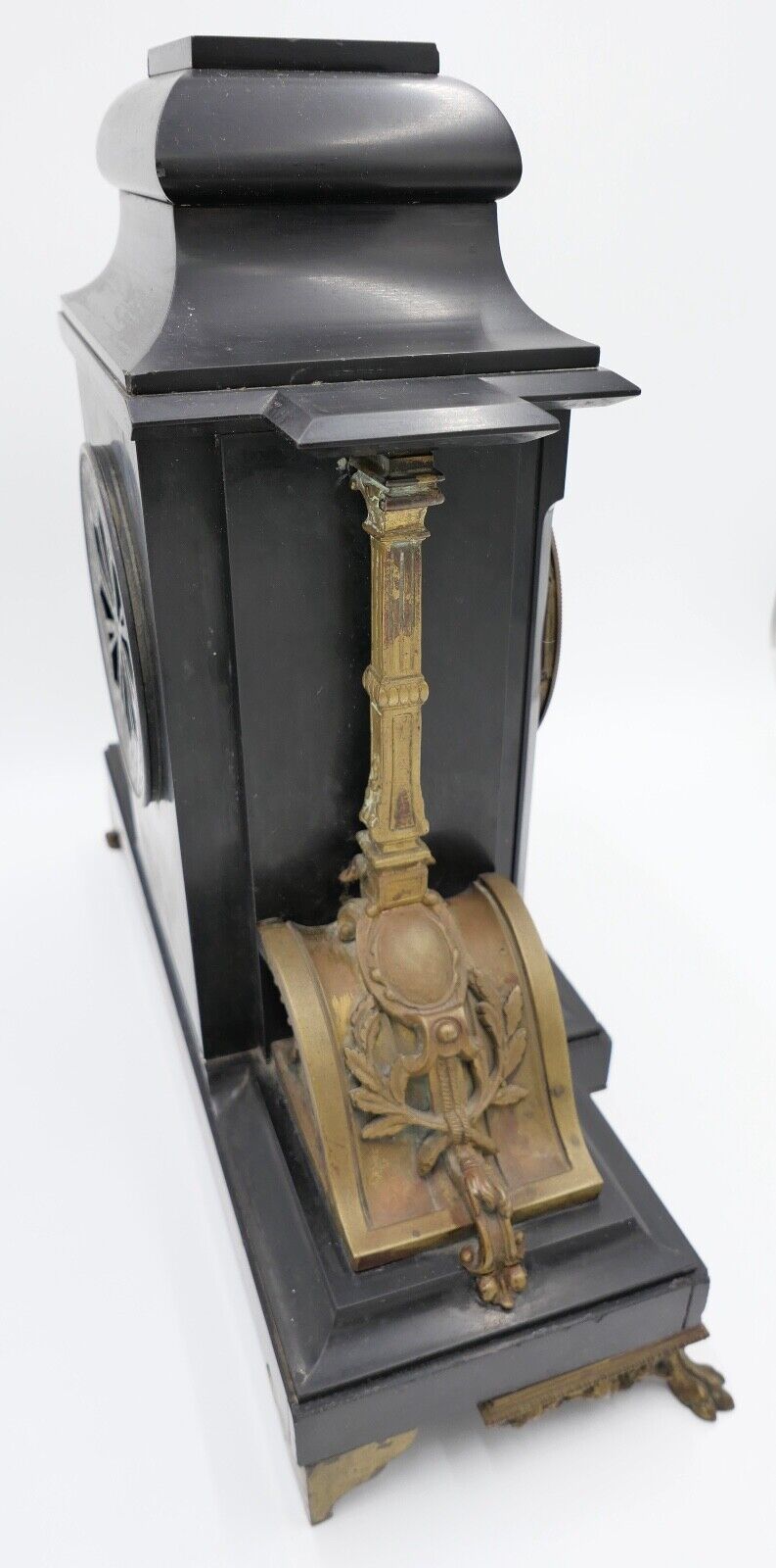 Antike XXL Schneeberger Pendule Kaminuhr um 1870 Historismus sehr schwer - Antikhandel-Stuttgart