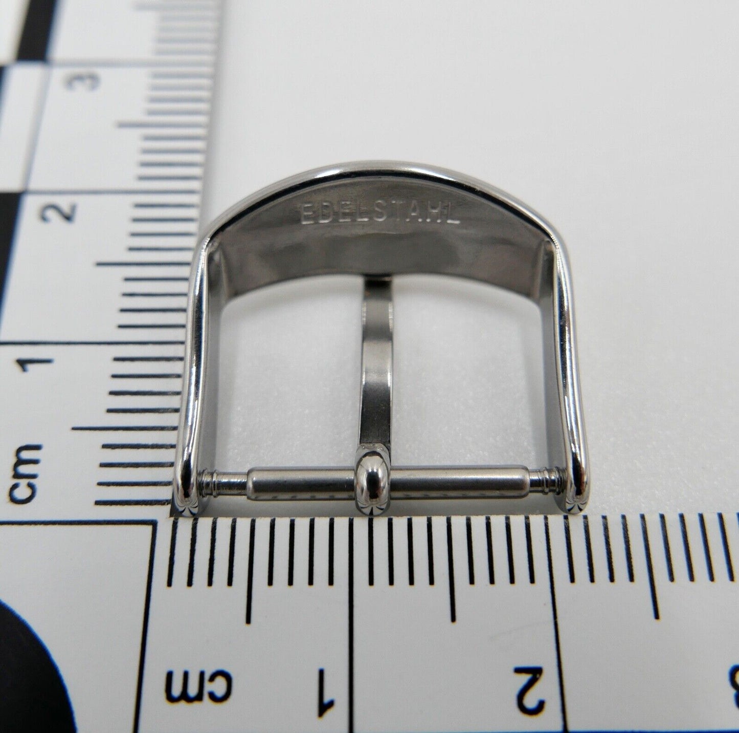 Original SINN Dornschließe Edelstahl Armbanduhr 18mm BUCKLE Hochglanz NEU - Antikhandel-Stuttgart