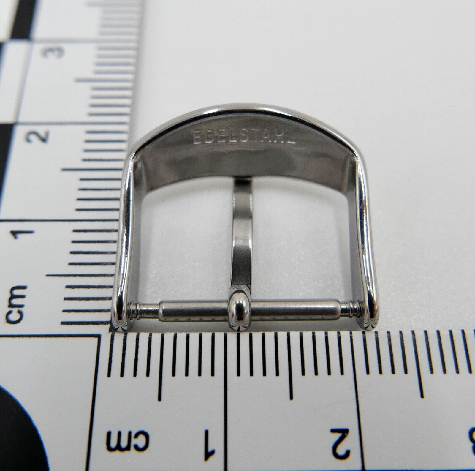 Original SINN Dornschließe Edelstahl Armbanduhr 18mm BUCKLE Hochglanz NEU - Antikhandel-Stuttgart