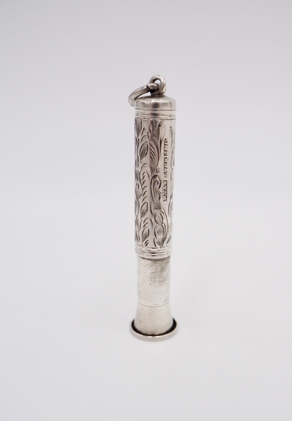 um 1900 antik WV&S William Vale & Sons Silber 925 Anhänger Halter Stift Zigarre - Antikhandel-Stuttgart