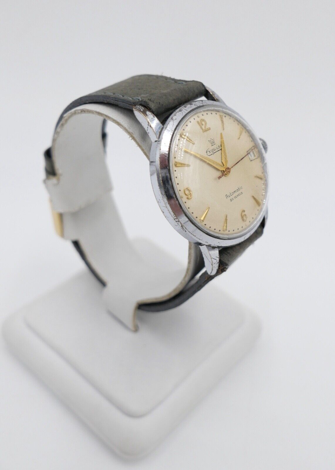 EXQUISIT AUTOROTOR PUW 590 Automatic Ø 34 mm Hüttenwerk Oberhausen 25 Jahre 1959 - Antikhandel-Stuttgart