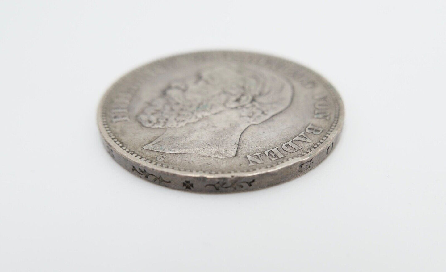 5 Mark 1875 G Jäger J.27 Baden Großherzog Friedrich I. s-ss schön - sehr schön - Antikhandel-Stuttgart