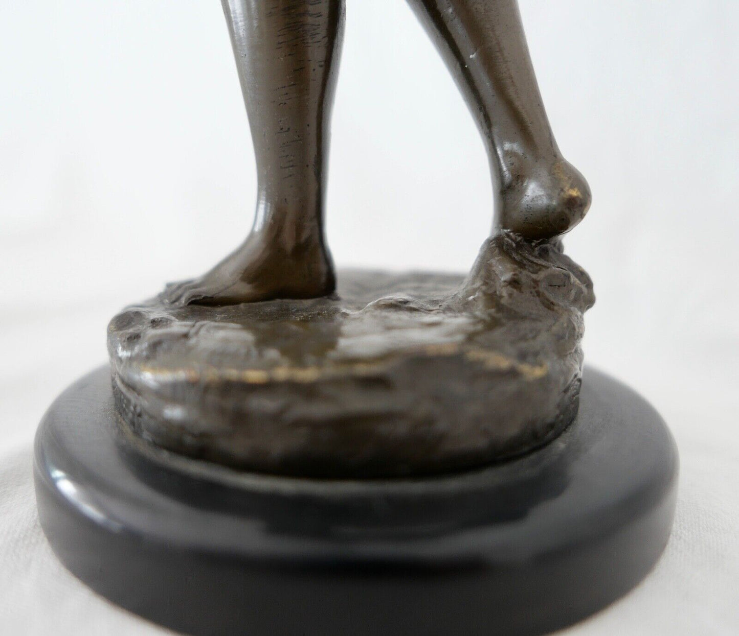 Jugendstil Bronze Figur Skulptur " M. Max Lindenberg " 25 cm um 1900 - Antikhandel-Stuttgart