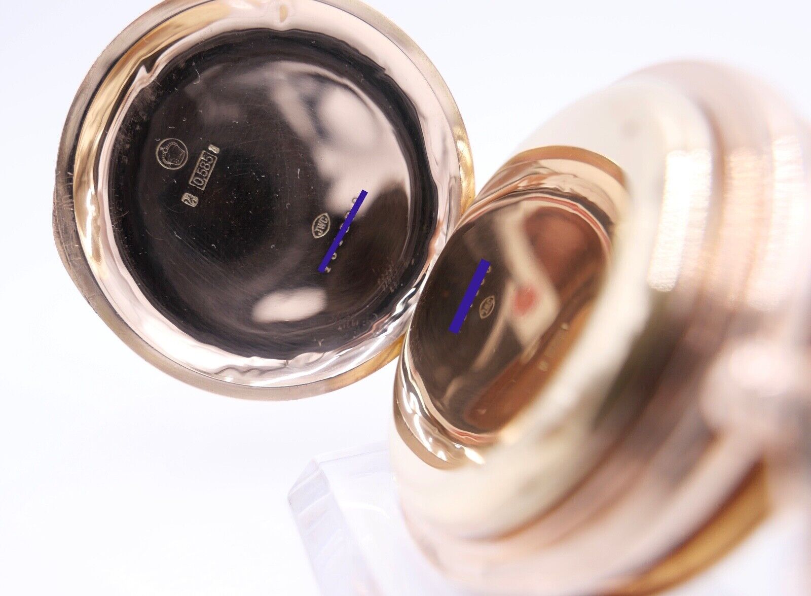 IWC Taschenuhr 585 / 14K GOLD 50mm 1894-1896 Savonette Cal. 53 - Antikhandel-Stuttgart