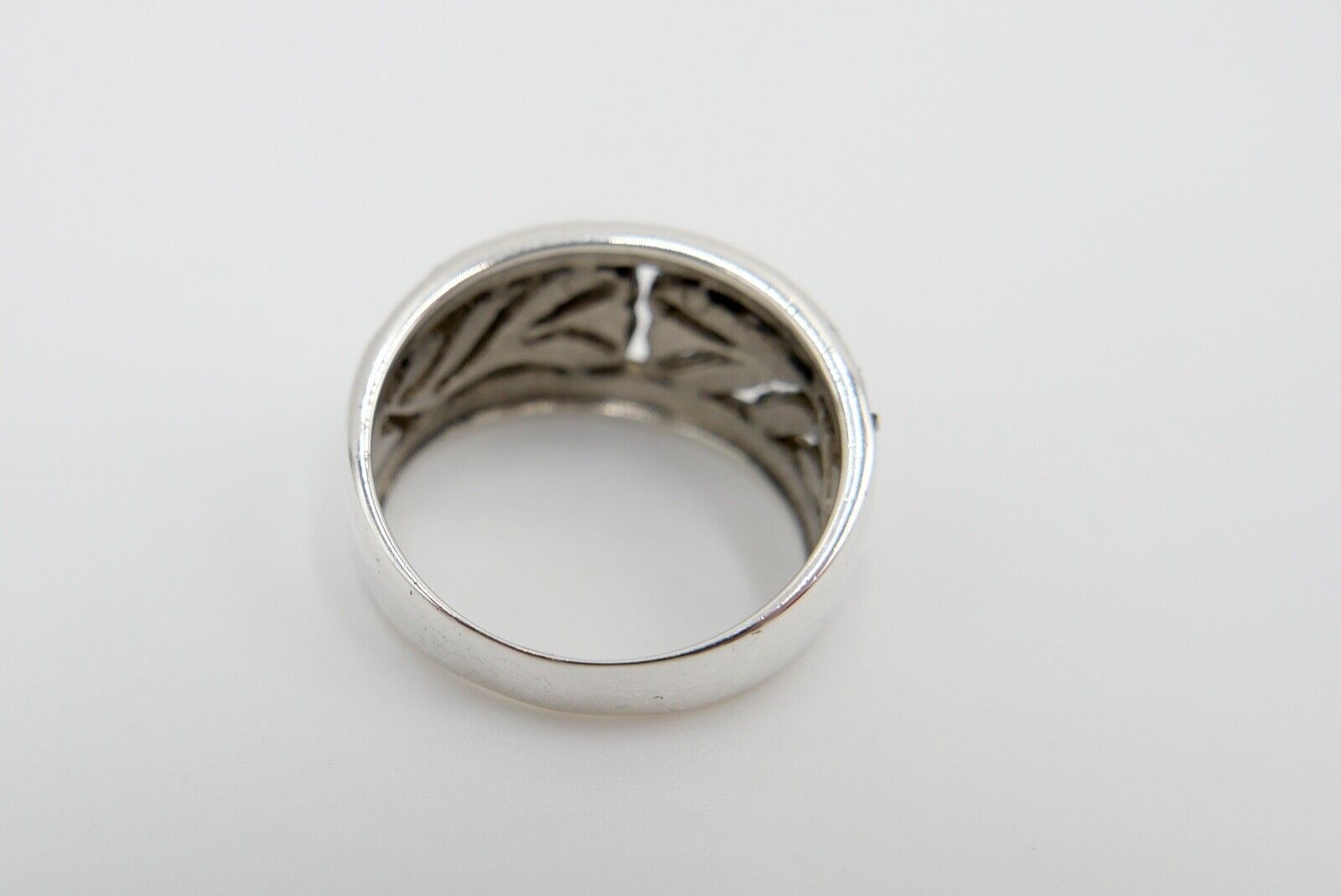 80er Jahre Markasit 925 Silberring Gr. 57 Damenring - Antikhandel-Stuttgart