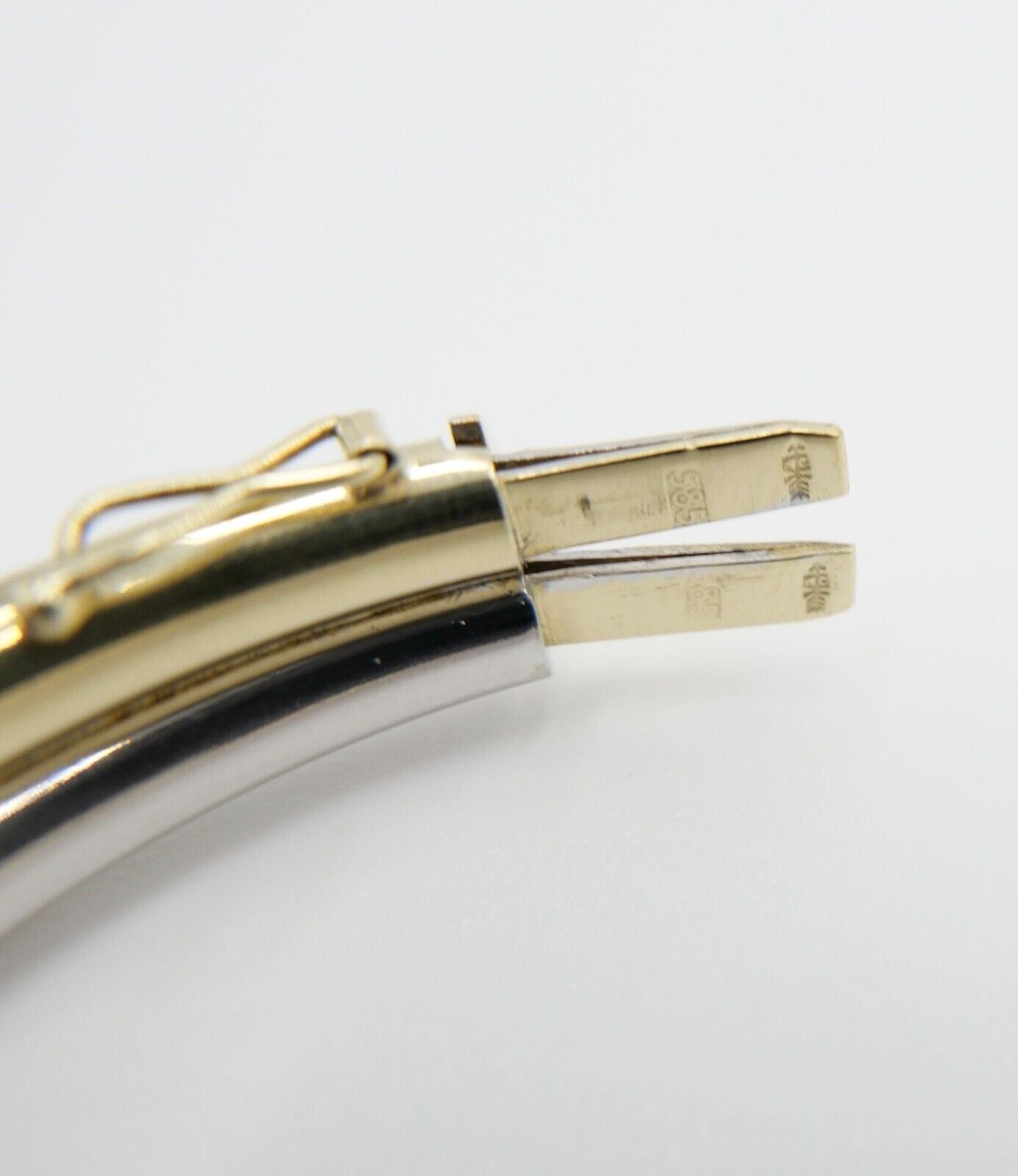 70er Jahre Kollmar & Jourdan Pforzheim Armband Armspange Gold Bicolor 585 / 14K - Antikhandel-Stuttgart