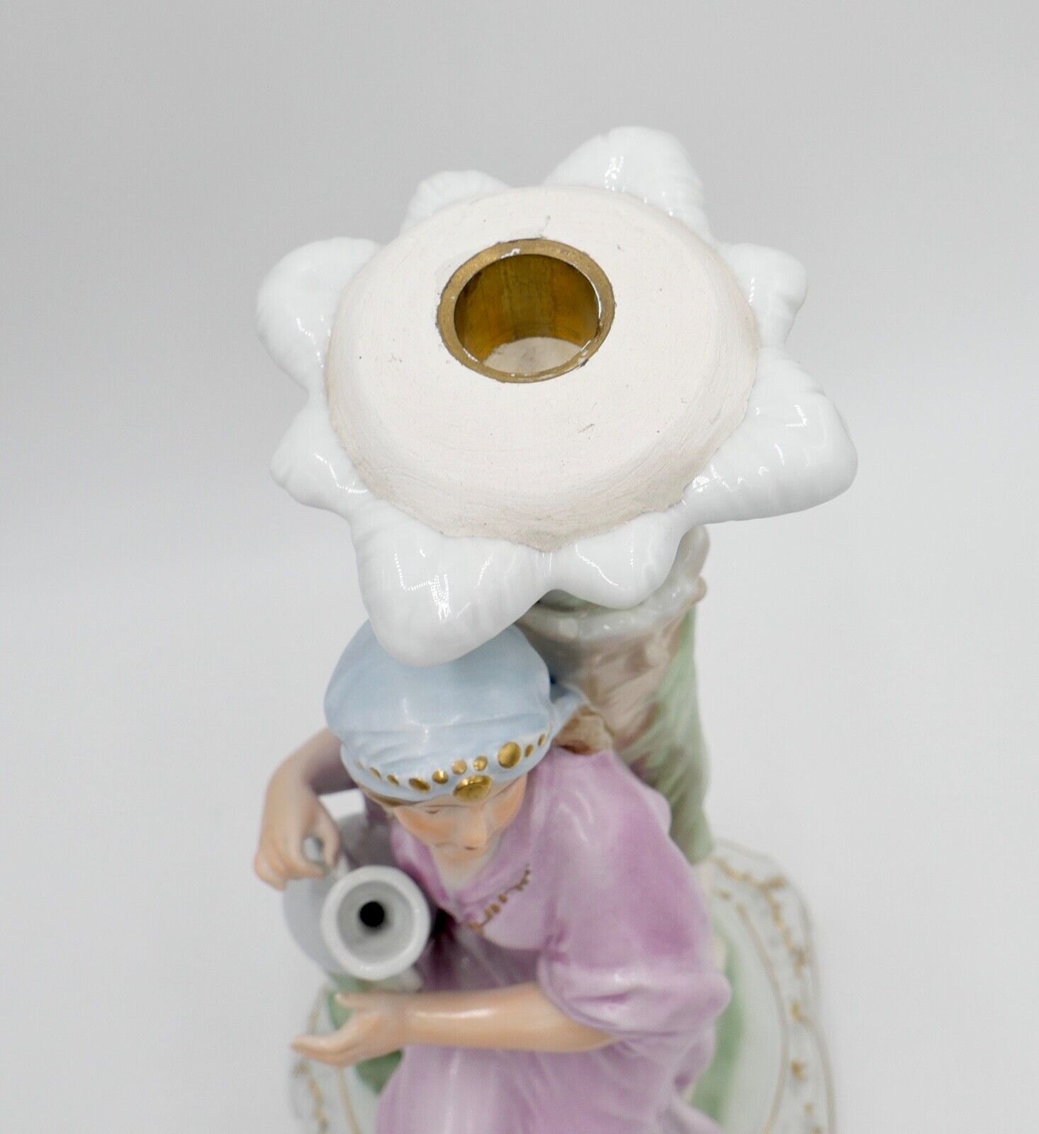 PMP Plaue Schierholz " Tafelaufsatz Obstschale " Wasserträgerin 45cm J. Freitag - Antikhandel-Stuttgart