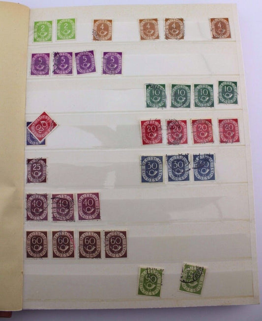 Briefmarken Album Collection stamps BRD Deutschland 1949 - 1968 Posthorn usw TOP - Antikhandel-Stuttgart