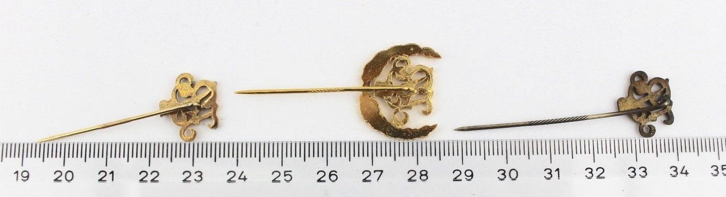 3x Abzeichen Kavallerie Reiter Regiment 18 Nadel KR 18 WW2 WK2 SELTEN - Antikhandel-Stuttgart