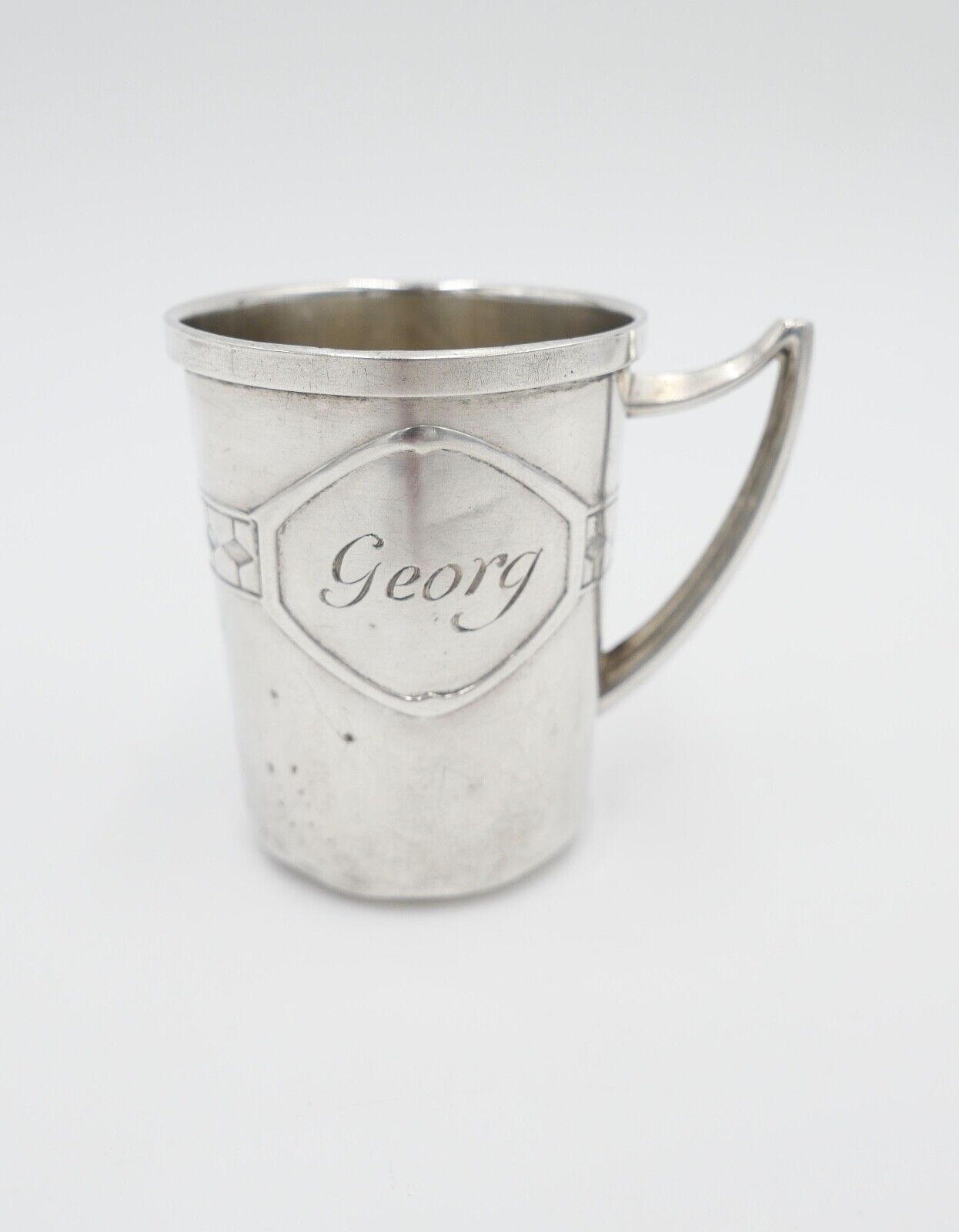 Art Deco 30er / 40er Jahre Becher 800 Silber Lutz & Weiß Pforzheim - Antikhandel-Stuttgart