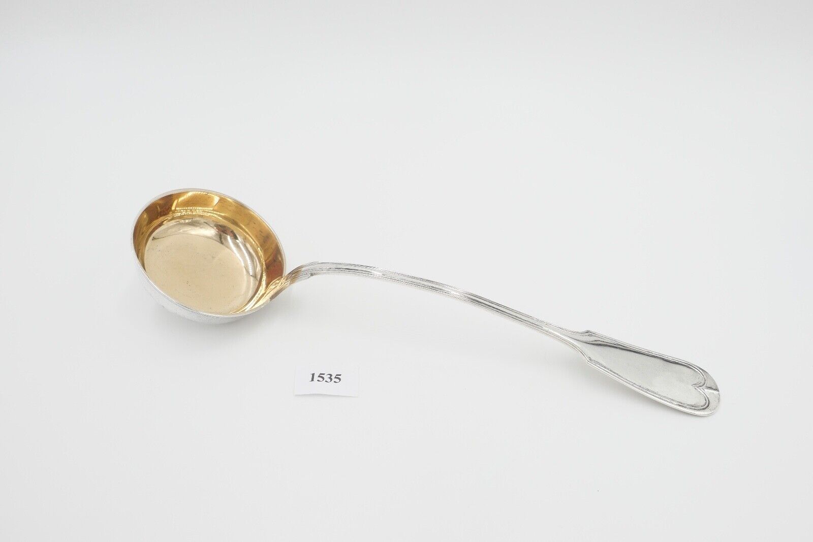 KKS Karl Kaltenbach & Söhne Auerhahn Suppenschöpfer 800 Silber vergoldet - Antikhandel-Stuttgart