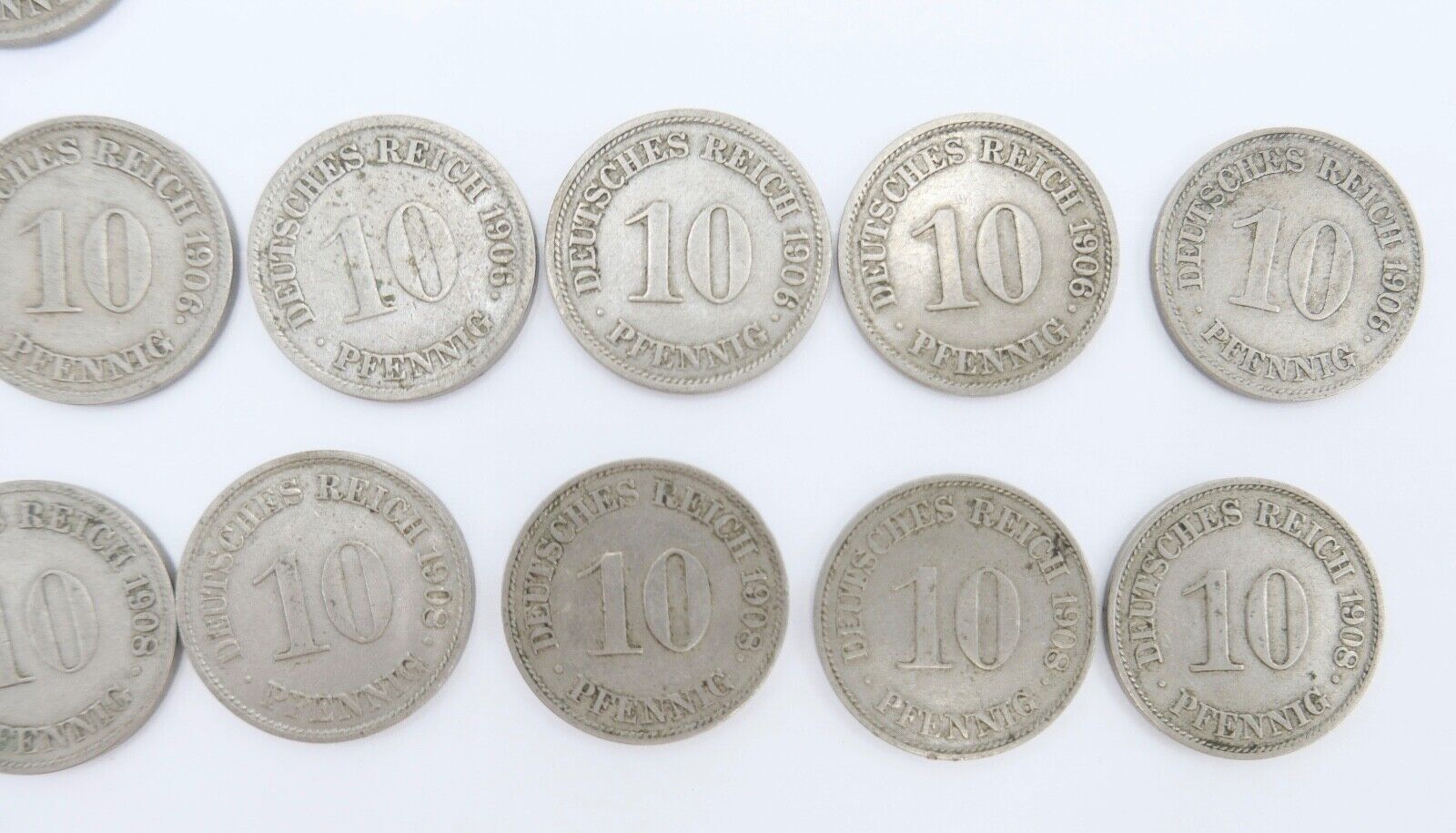 49x 10 Pfennig 1902 - 19011 Jäger J. 13 ss-stg - Antikhandel-Stuttgart