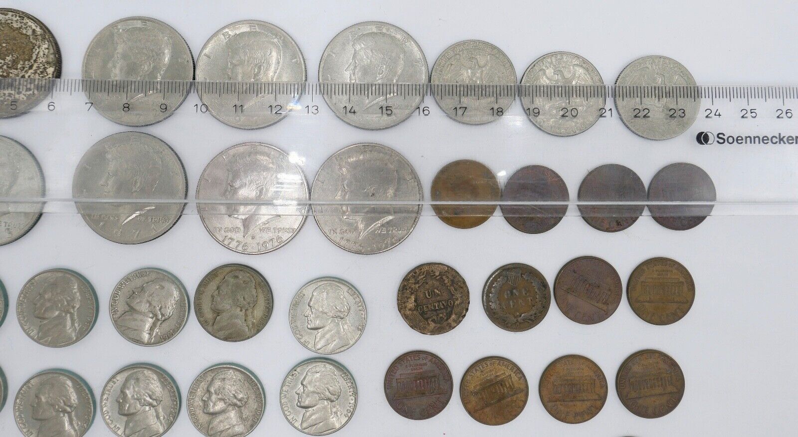 Posten LOT USA Dollar Cent Vereinigte Staaten Kennedy , Liberty etc SILBER - Antikhandel-Stuttgart