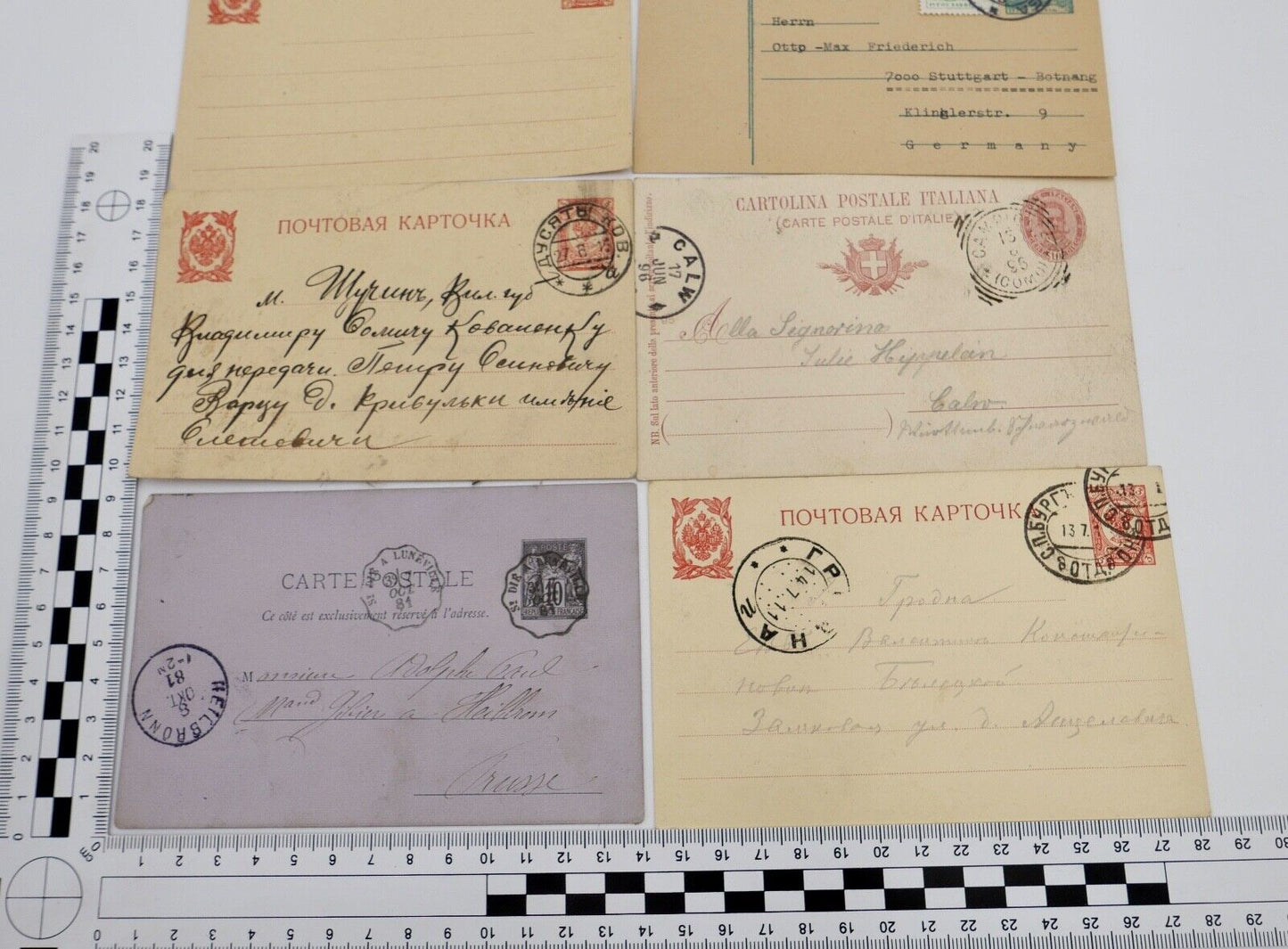 Konvolut Ansichts Postkarten Russland Frankreich Italien um 1900 International - Antikhandel-Stuttgart