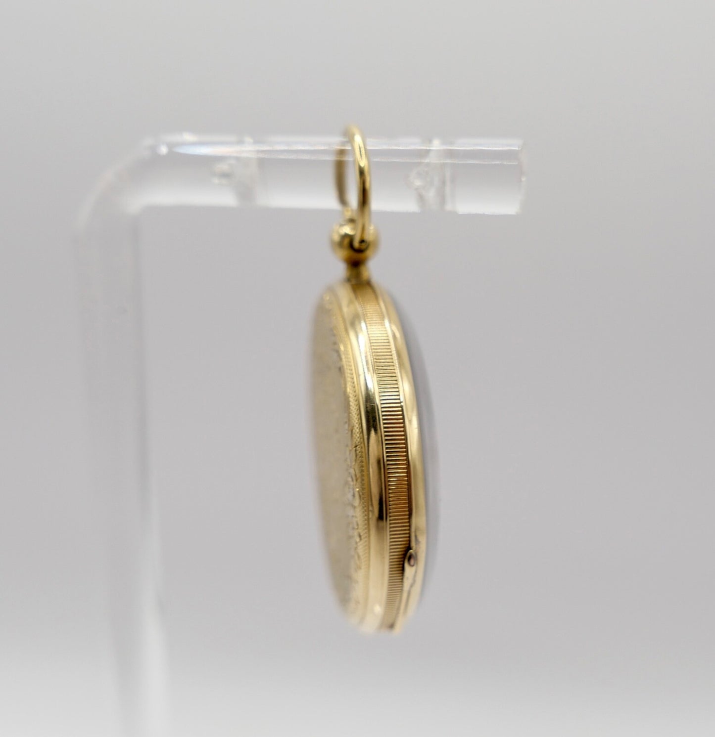 Antike Damen Taschenuhr 750 18K Gold Martin Marchinoille Schlüsselaufzug Geneve