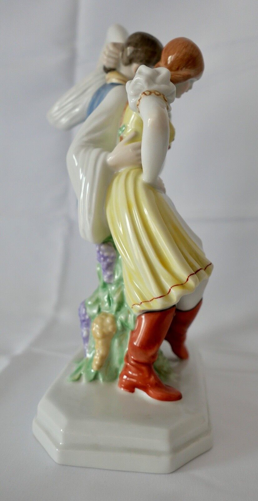 Porzellan Figur Herend Ungarn Paar tanzendes Pärchen Tänzer 27 cm 55/3 - Antikhandel-Stuttgart