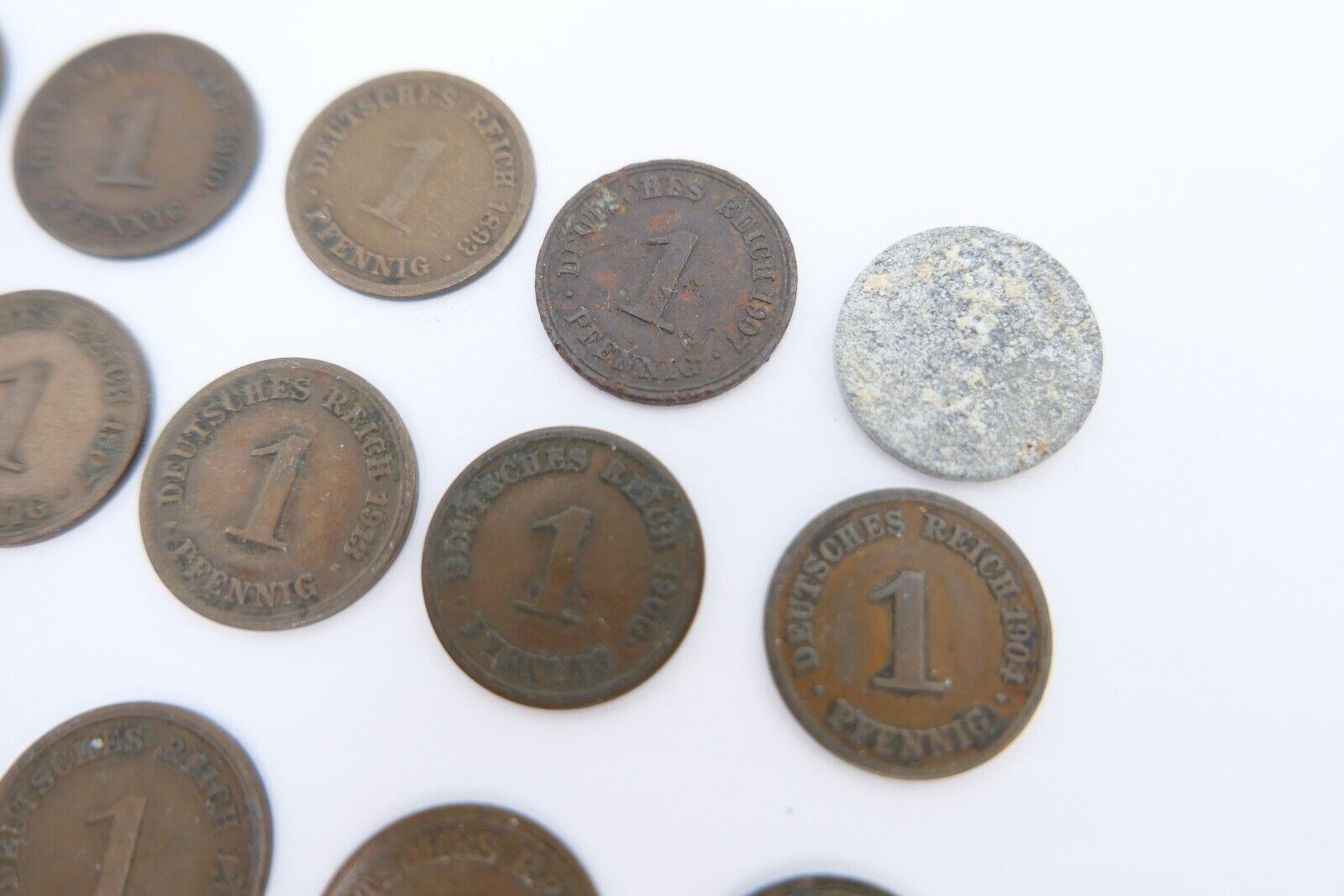 16x 1 Pfennig 1893 - 1914 Konvolut LOT Jäger J.10 s-vz - Antikhandel-Stuttgart