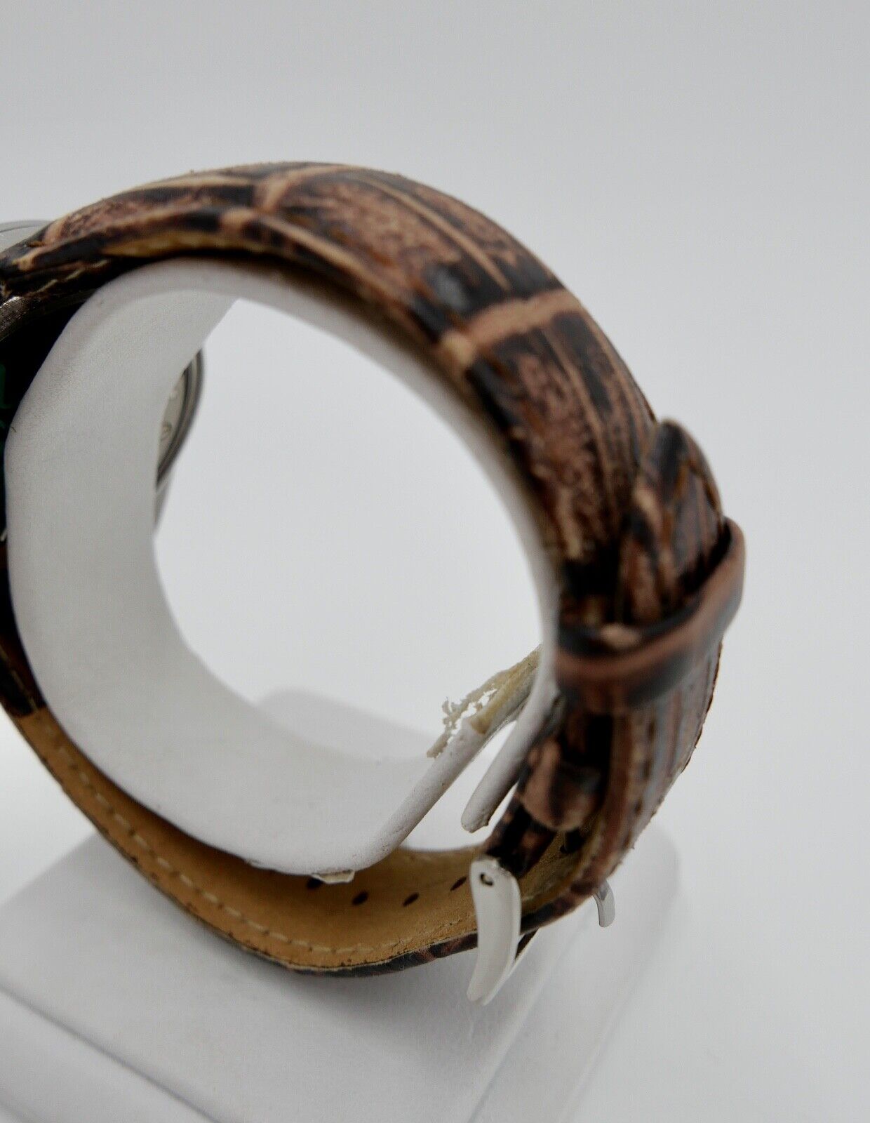 Vintage BWC Transi Tronic seltenes braunes Ziffernblatt Quartz Armbanduhr 1970er - Antikhandel-Stuttgart