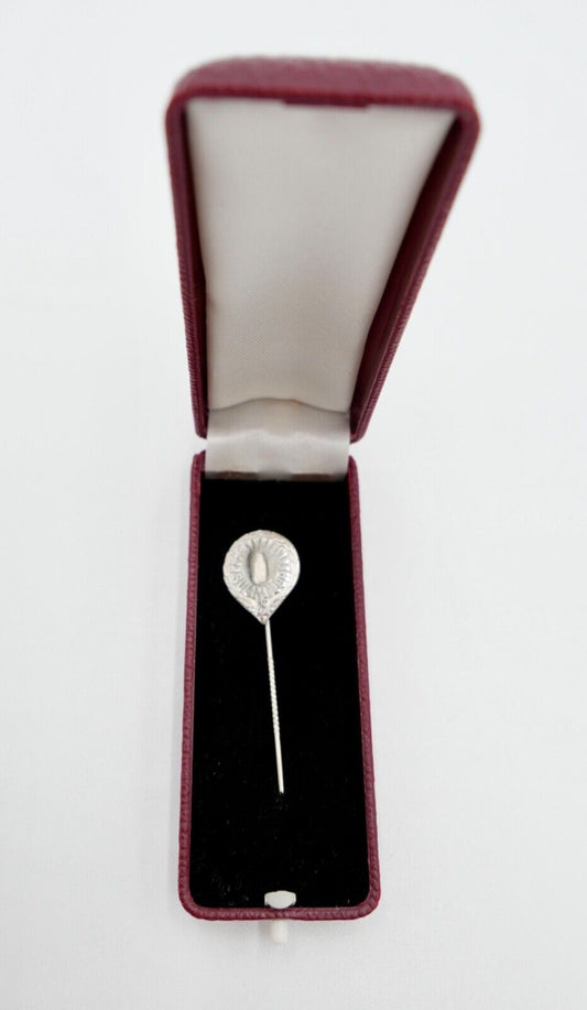 25 Jahre SÜDMILCH Lauer NBG 925 Silber Pin Anstecker im Etui 60 mm - Antikhandel-Stuttgart