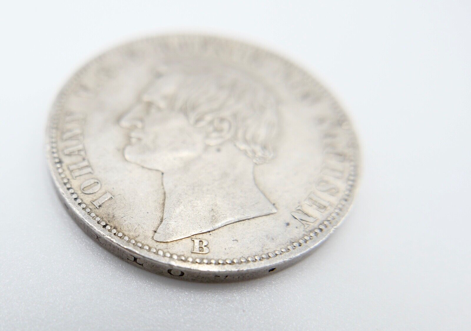 1 Taler Thaler Johann König von Sachsen 1871 B ss-vz Silber - Antikhandel-Stuttgart