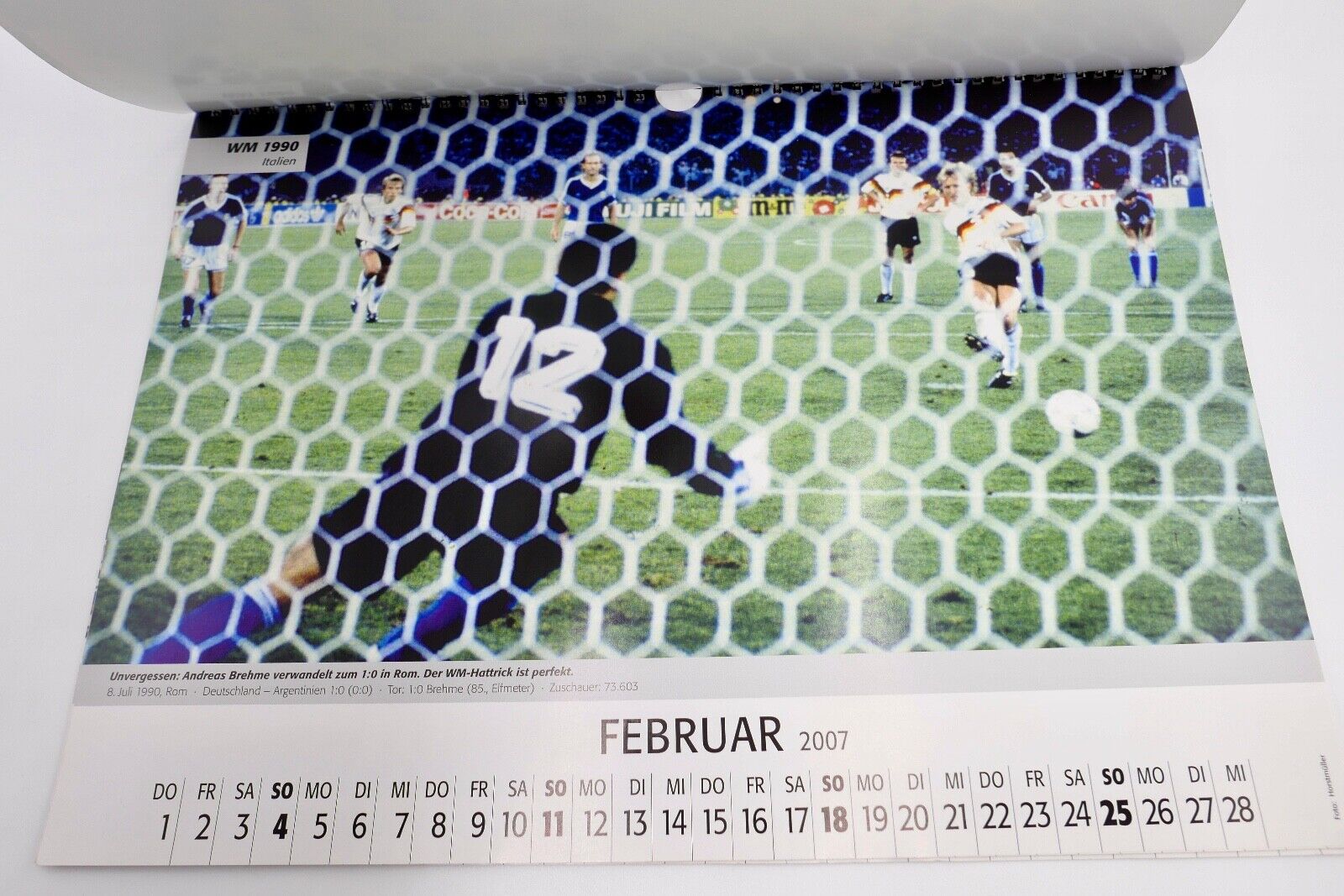 HISTORY 2007 Kalender Die Deutsche Fußball Nationalmannschaft Sport Highlights - Antikhandel-Stuttgart