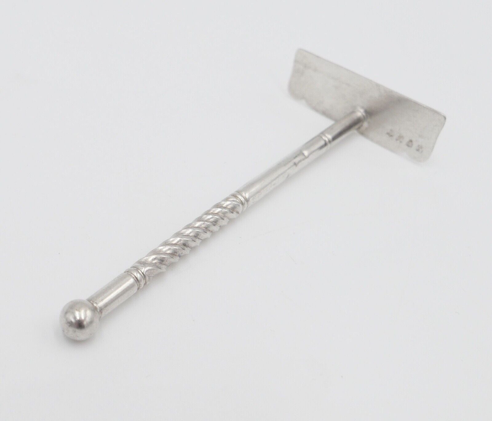 antiker Breischieber Lutz & Weiß Pforzheim 800 Silber gedrechselter Griff - Antikhandel-Stuttgart